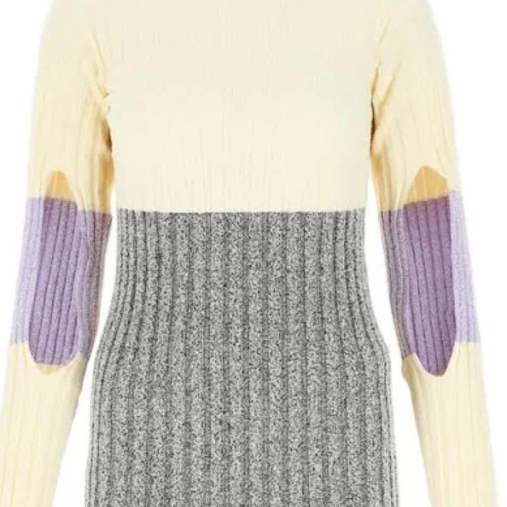 Moncler Women's Cream, Gray, and Purple Sweaters